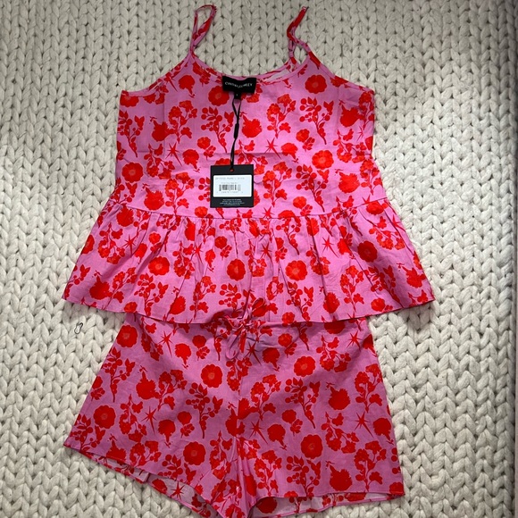 Cynthia Rowley Bloom Sleep Set - Picture 3 of 5